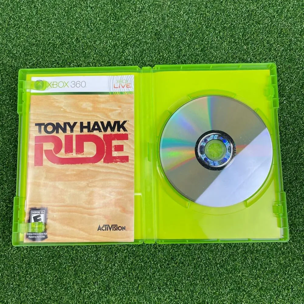 Tony Hawk: Ride (Microsoft Xbox 360, 2009) with Manual CIB
